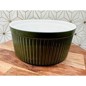 Vintage Green Ribbed Casserole Dish – Made in Portugal‎ for Over and Back
